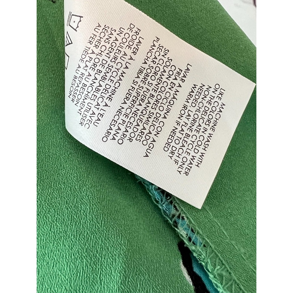 Cabi blouse Sketchbook Floral Go-to Top Small Shirt 5891 Green #5891 Long Sleeve - Picture 9 of 9